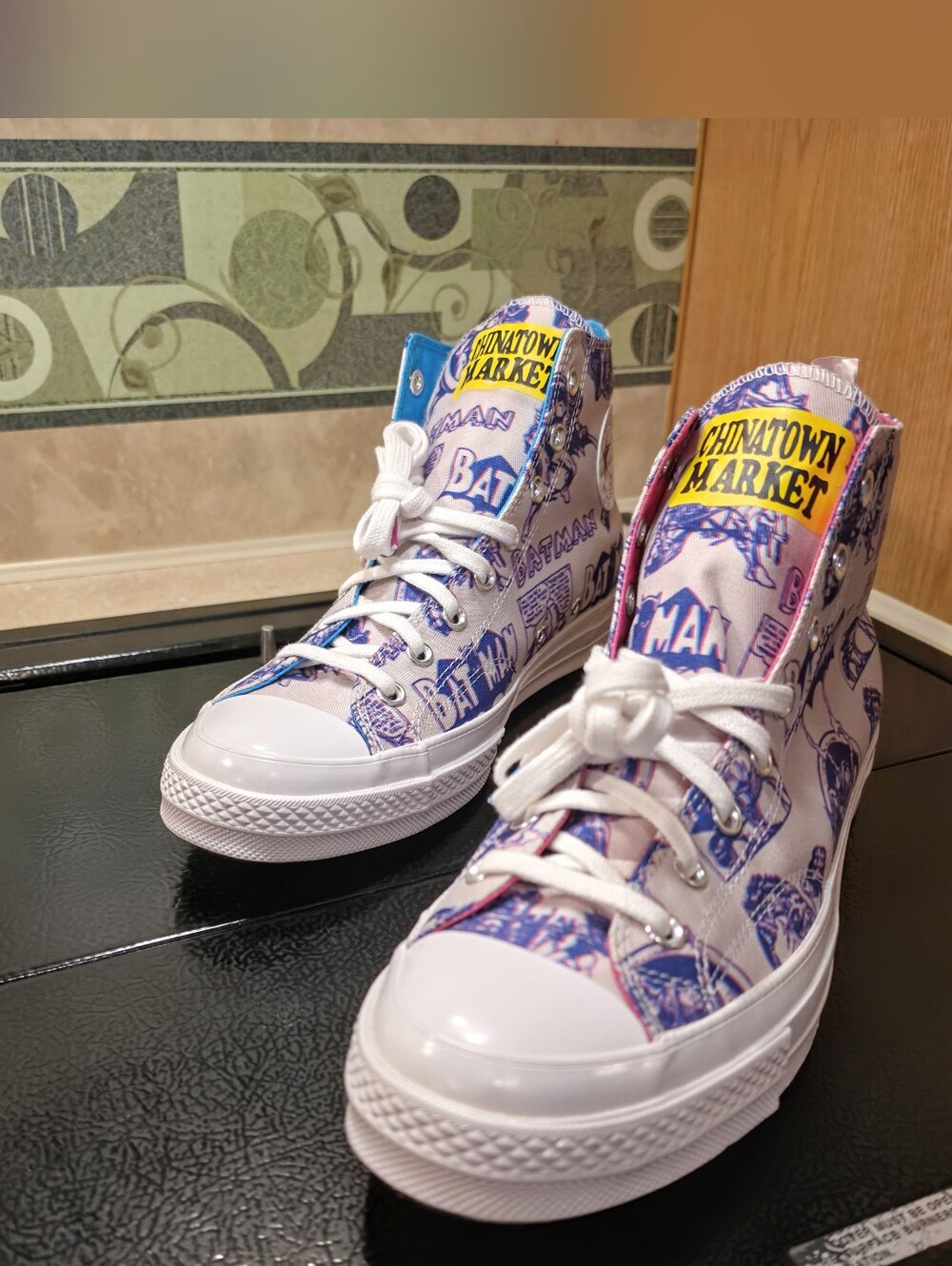 Converse x Chinatown Market Chuck 70 High Batman 3D Print - Size 11.5 Mens (NWOB
